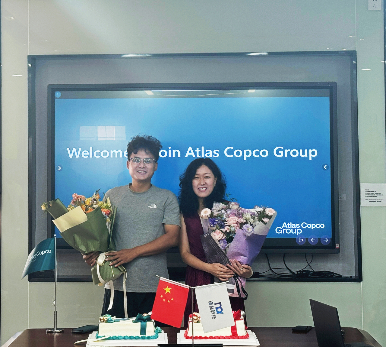 Formally join Atlas Copco Group!