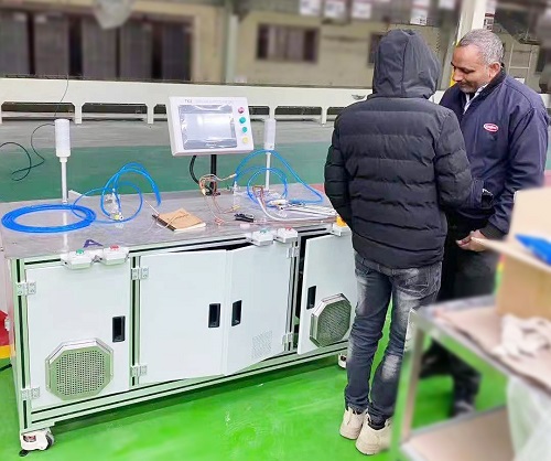 Application of Helium Mass Spectrometer Leak Detector for Air Conditioning Pipe Fittings_Indian Customer 2